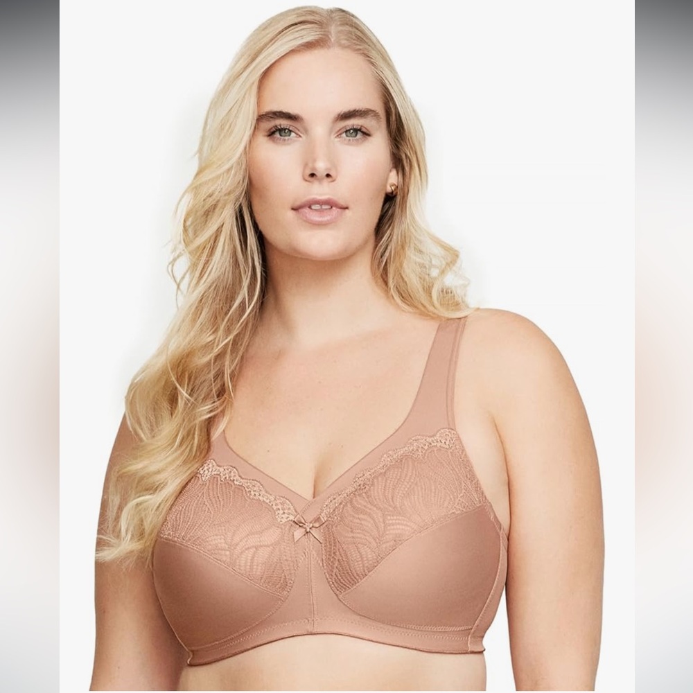 Glamorise MagicLift Natural Shape Support Bra - Cappuccino - 38C